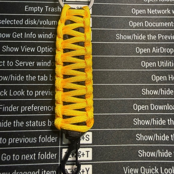 Beekeeper Paracord Other - The Honeycomb Lanyard: Cobra Weave Fob by BEEKEEPER